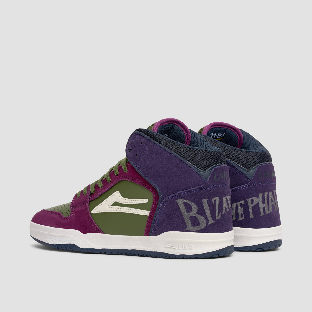 Lakai X The Pharcyde Telford Shoes - Grape/Olive Suede