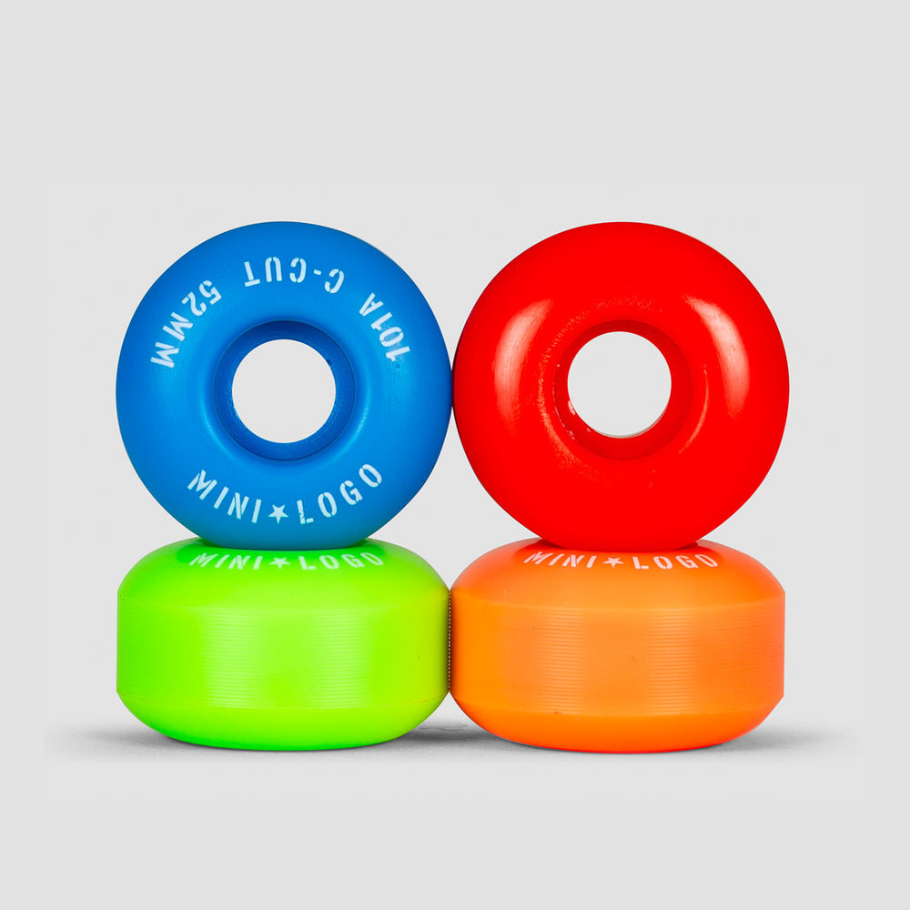 Mini Logo A-Cut 2 54mm 101A Black Pack de 4 - Skate Market