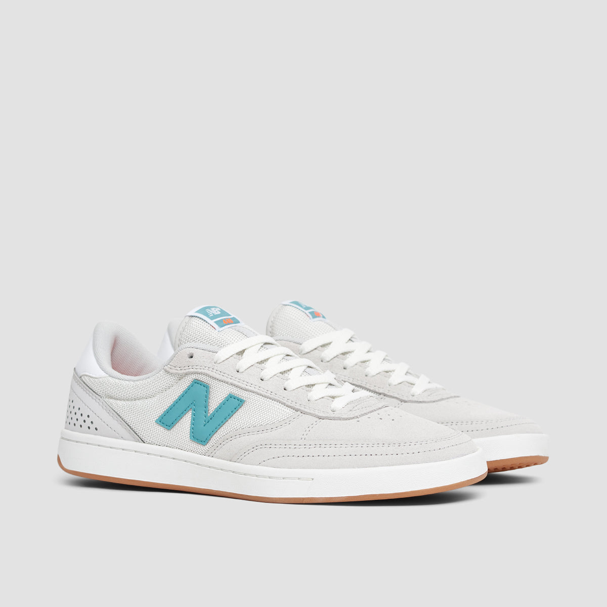 New Balance Numeric 440 Shoes - Light Grey/Aqua Sea