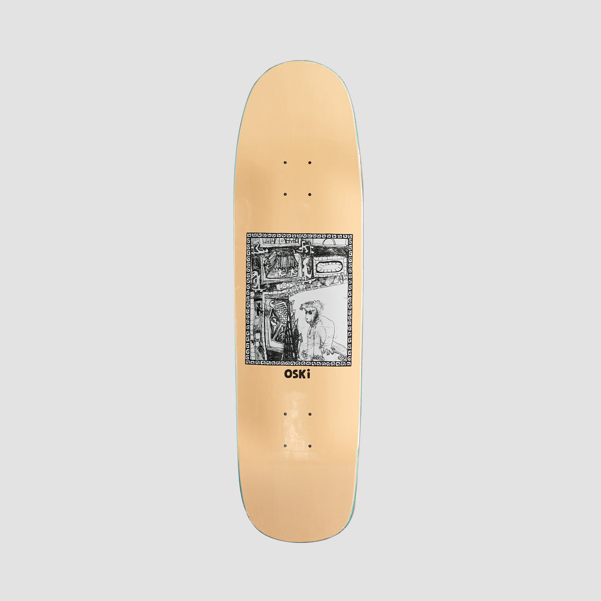 Polar Oskar Rosenberg Gorilla King Skateboard Deck Cream P9 - 8.625"