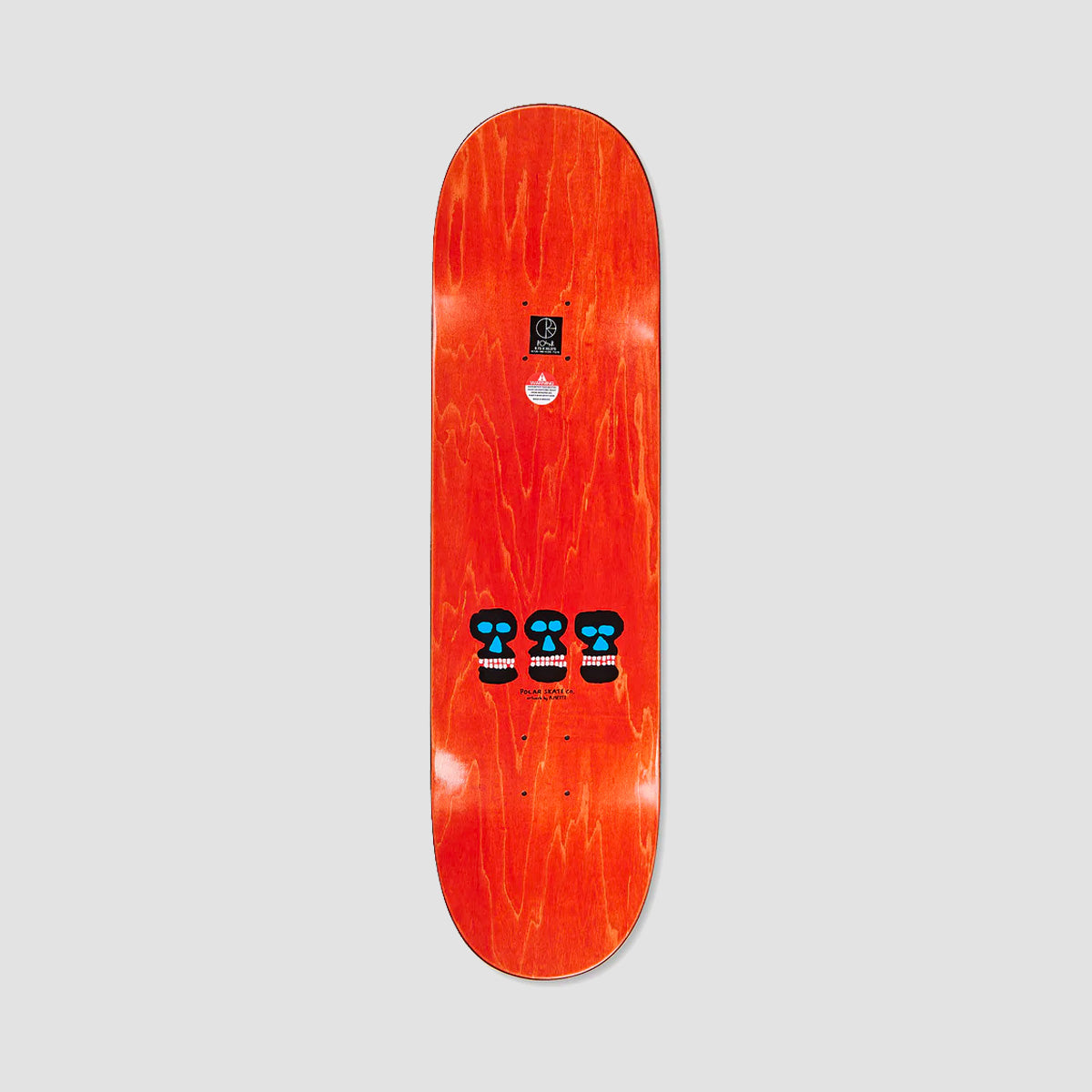 Polar Oskar Rozenberg World Domination WW Skateboard Deck White - 8.25"