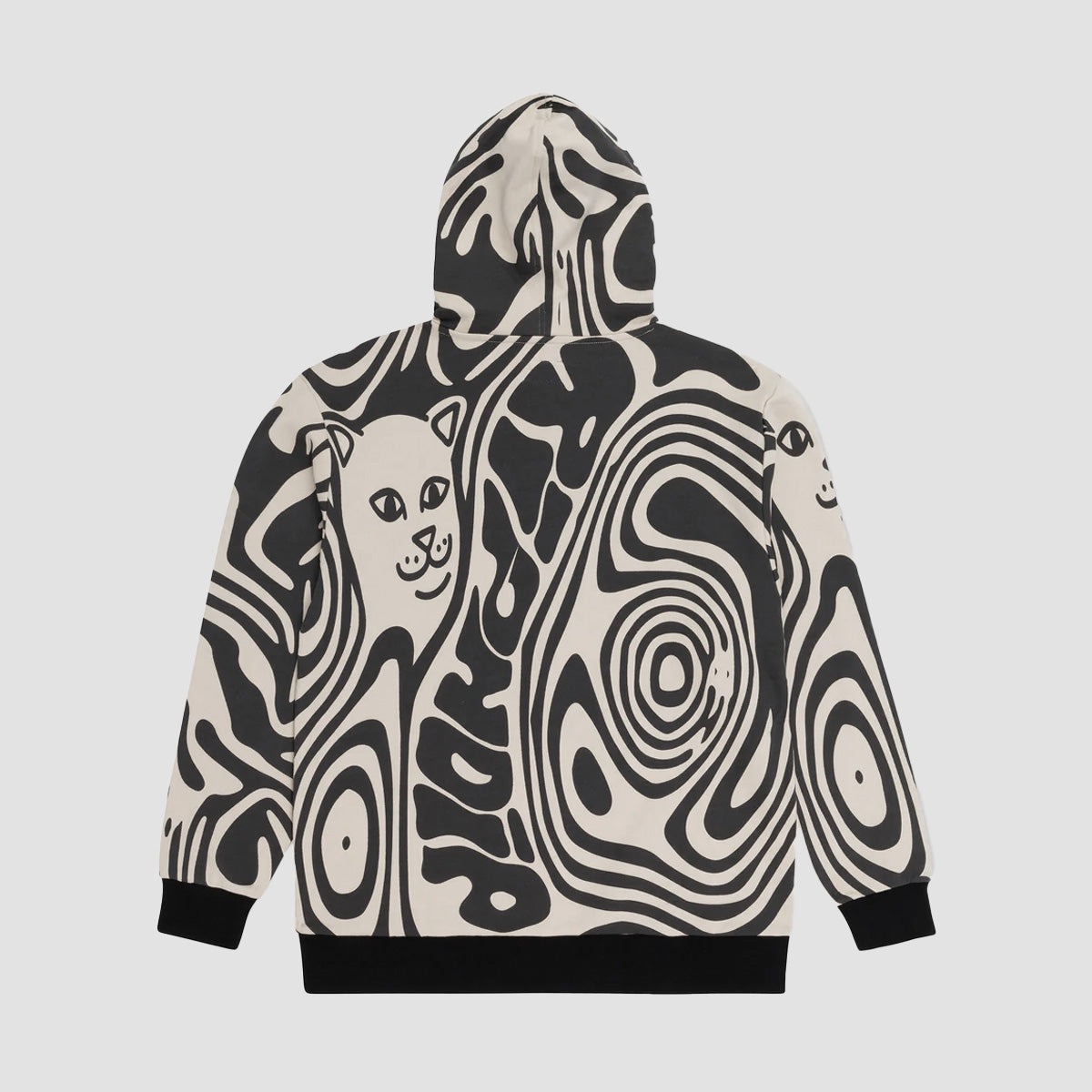 Ripndip Hypnotic Pullover Hoodie Black/Cream