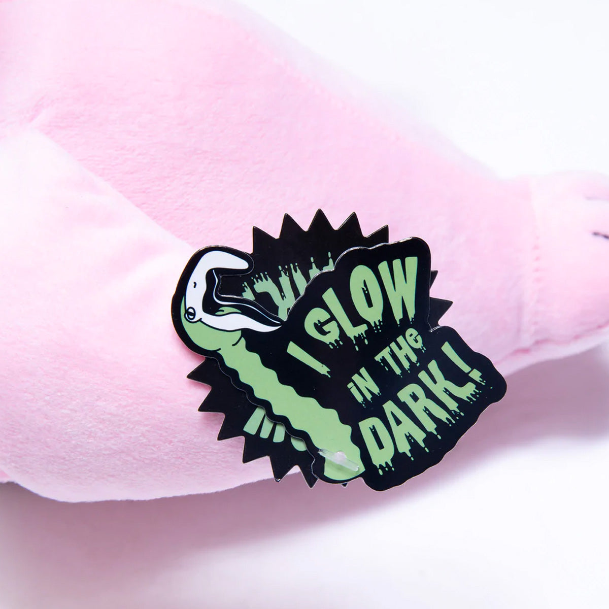 Ripndip Lord Mingo Glow In The Dark Plush Doll Pink