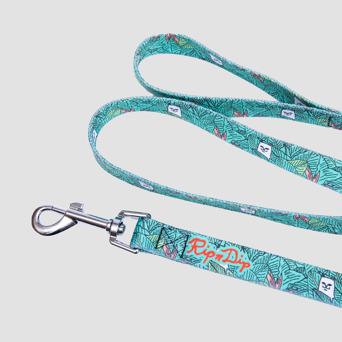 Ripndip Nermal Leaf Pet Leash Green