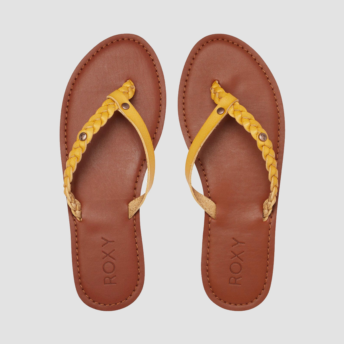 Roxy Livia Sandals Mustard - Womens