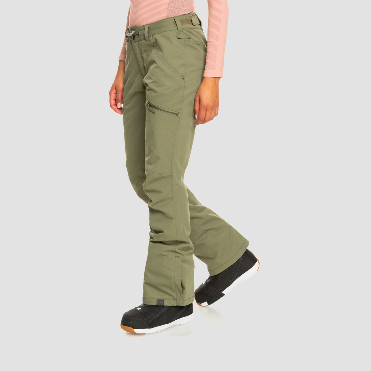 Roxy Nadia 10K Snow Pants Deep Lichen Green - Womens