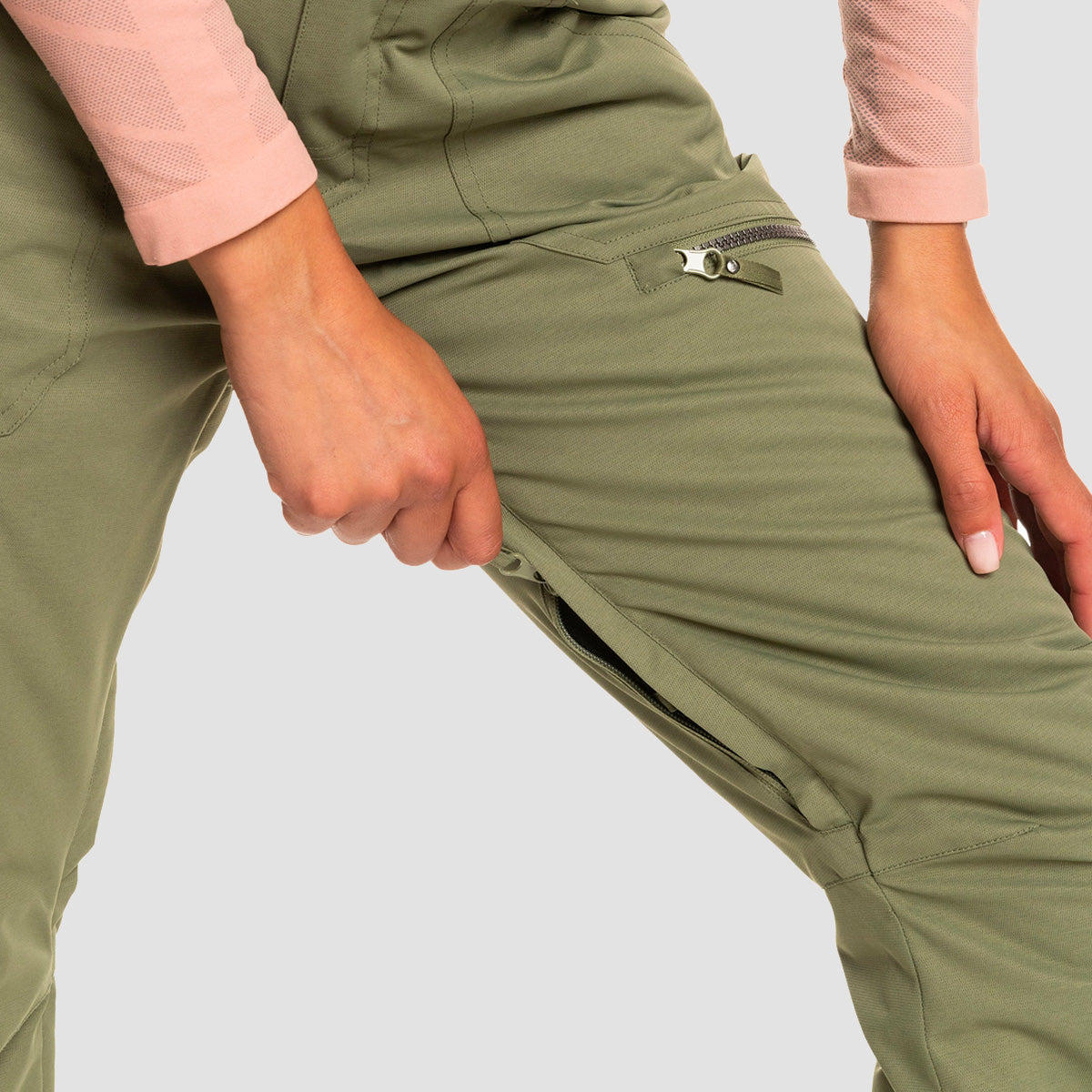 Roxy Nadia 10K Snow Pants Deep Lichen Green - Womens