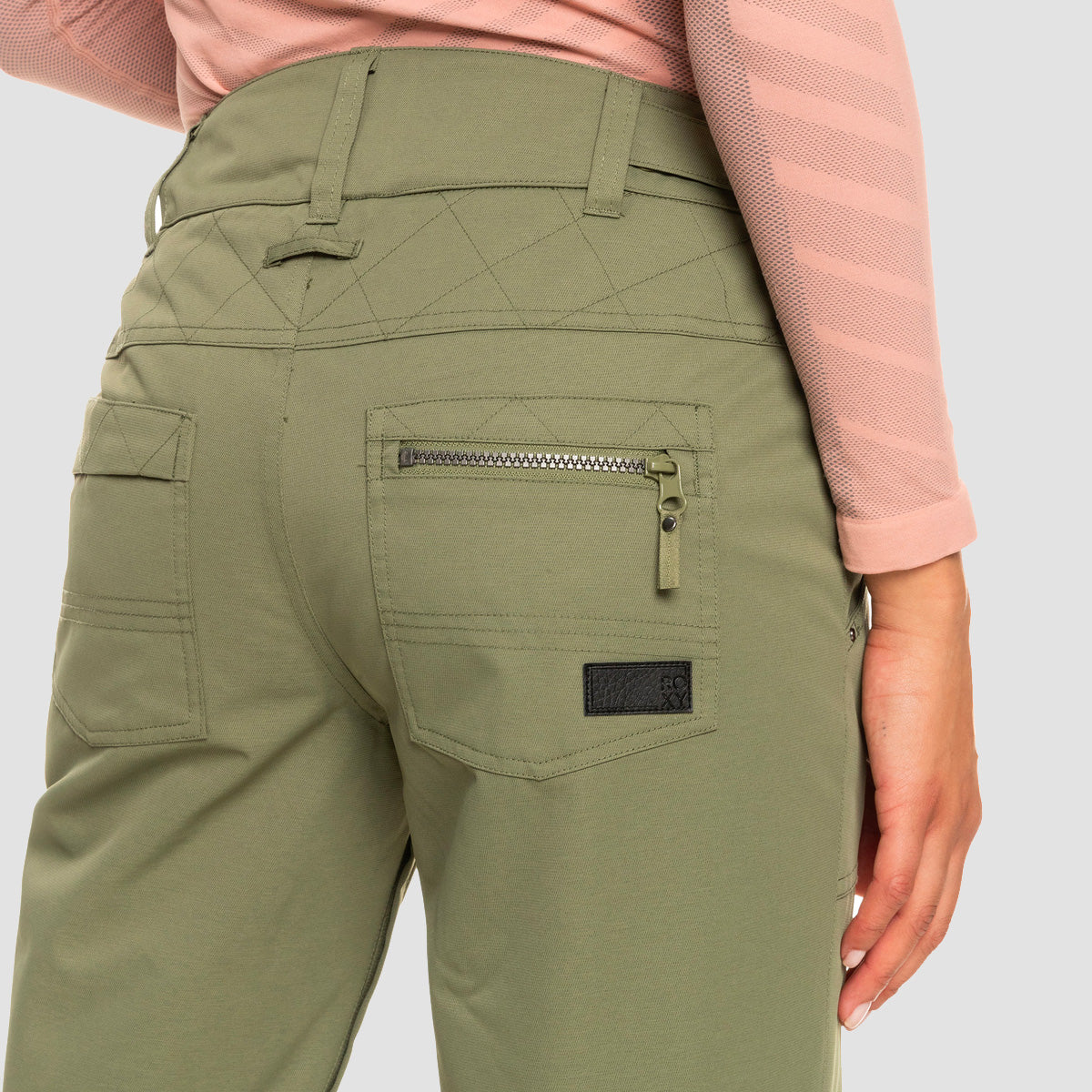 Roxy Nadia 10K Snow Pants Deep Lichen Green - Womens