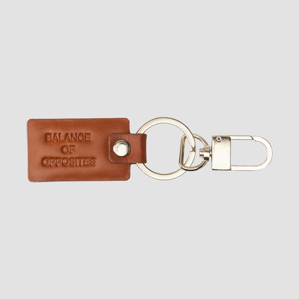 RVCA Chain Mail Key Ring Tan