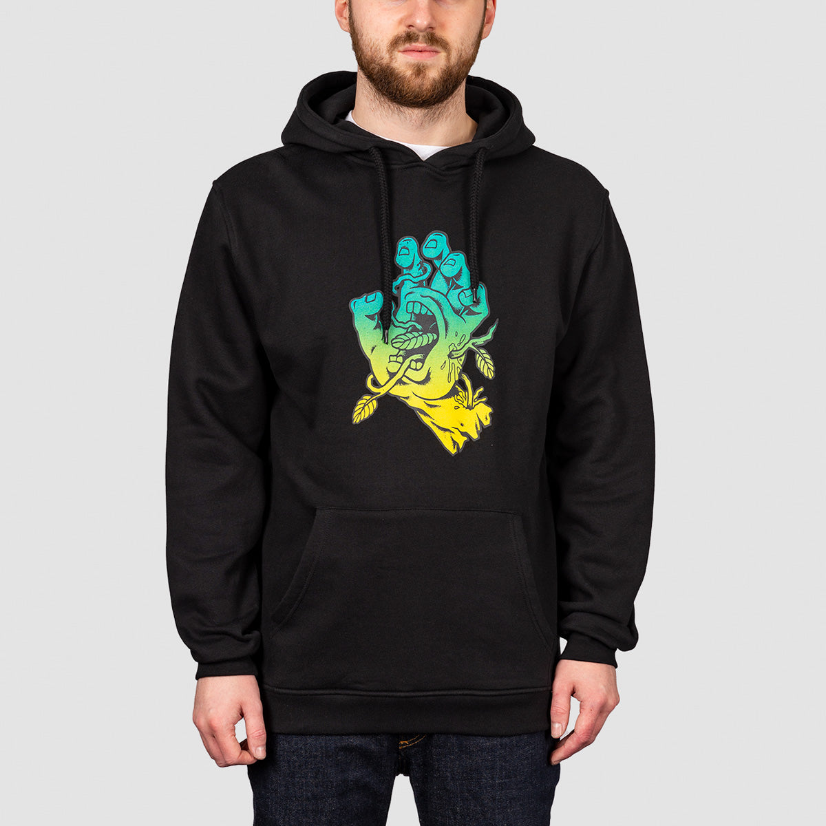 Santa Cruz Bio Hand Pullover Hoodie Black