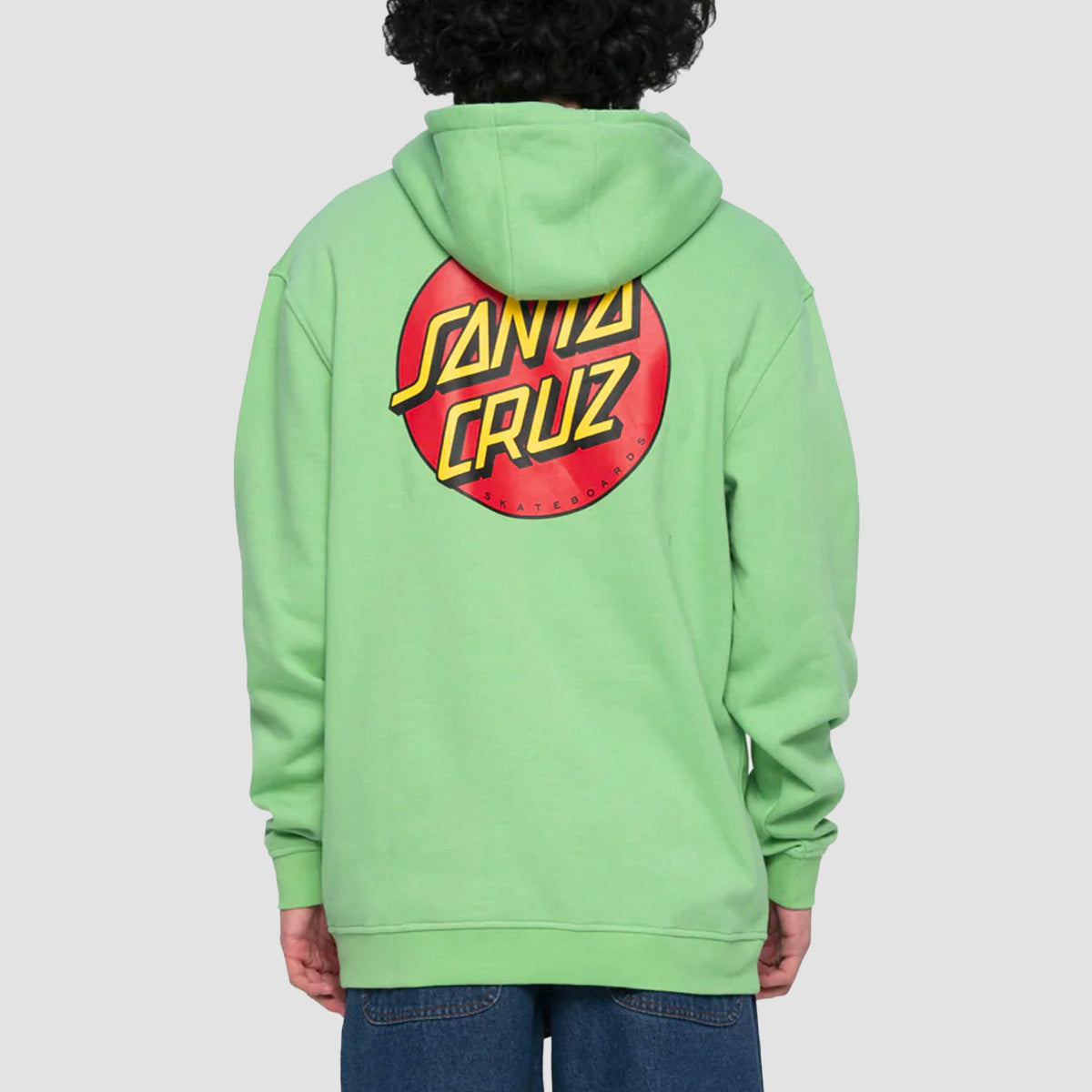 Santa Cruz Classic Dot Chest Pullover Hoodie Apple Mint