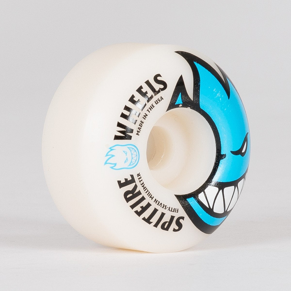 Spitfire Bighead Wheels White/Sky Blue 57mm - Skateboard