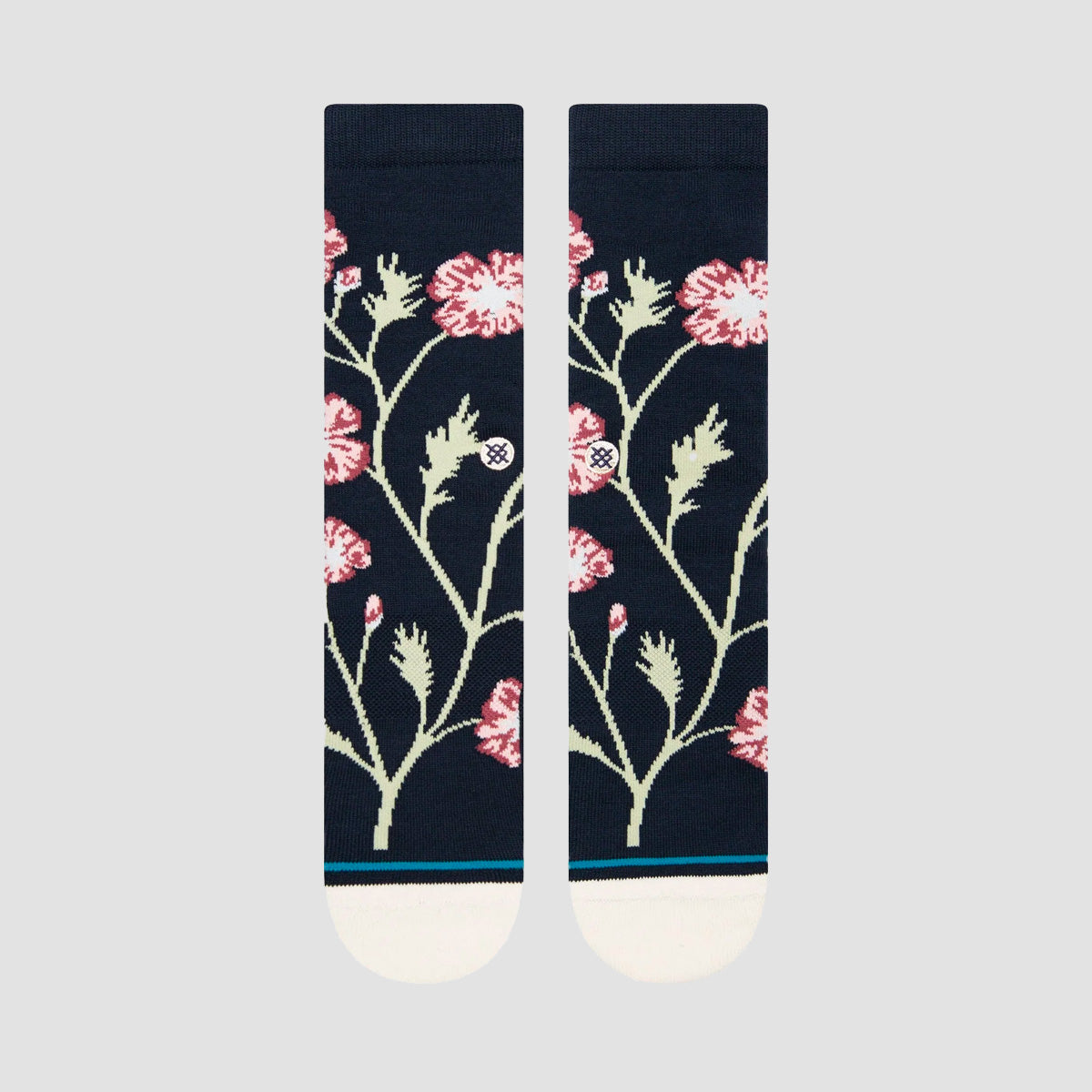 Stance Poppie Crew Socks Navy