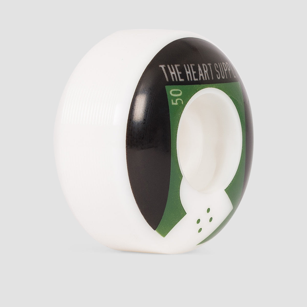 The Heart Supply Even Skateboard Wheels Hunter Green 50mm