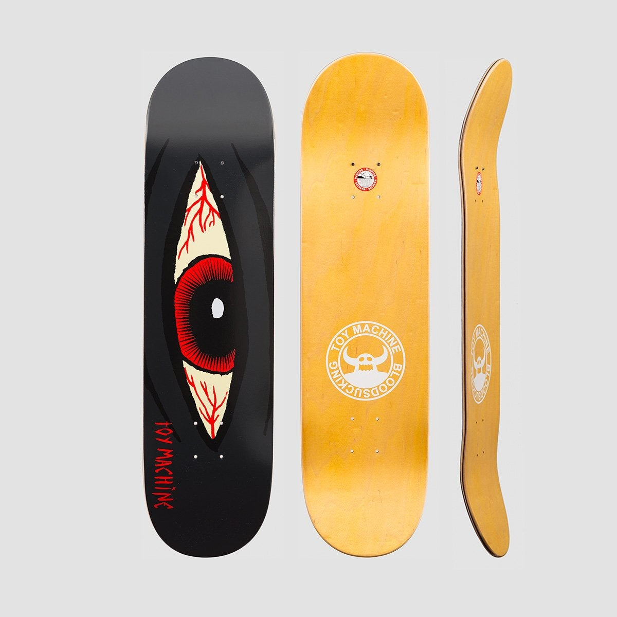 Toy Machine Sect Eye Bloodshot Deck - 8.25 - Skateboard