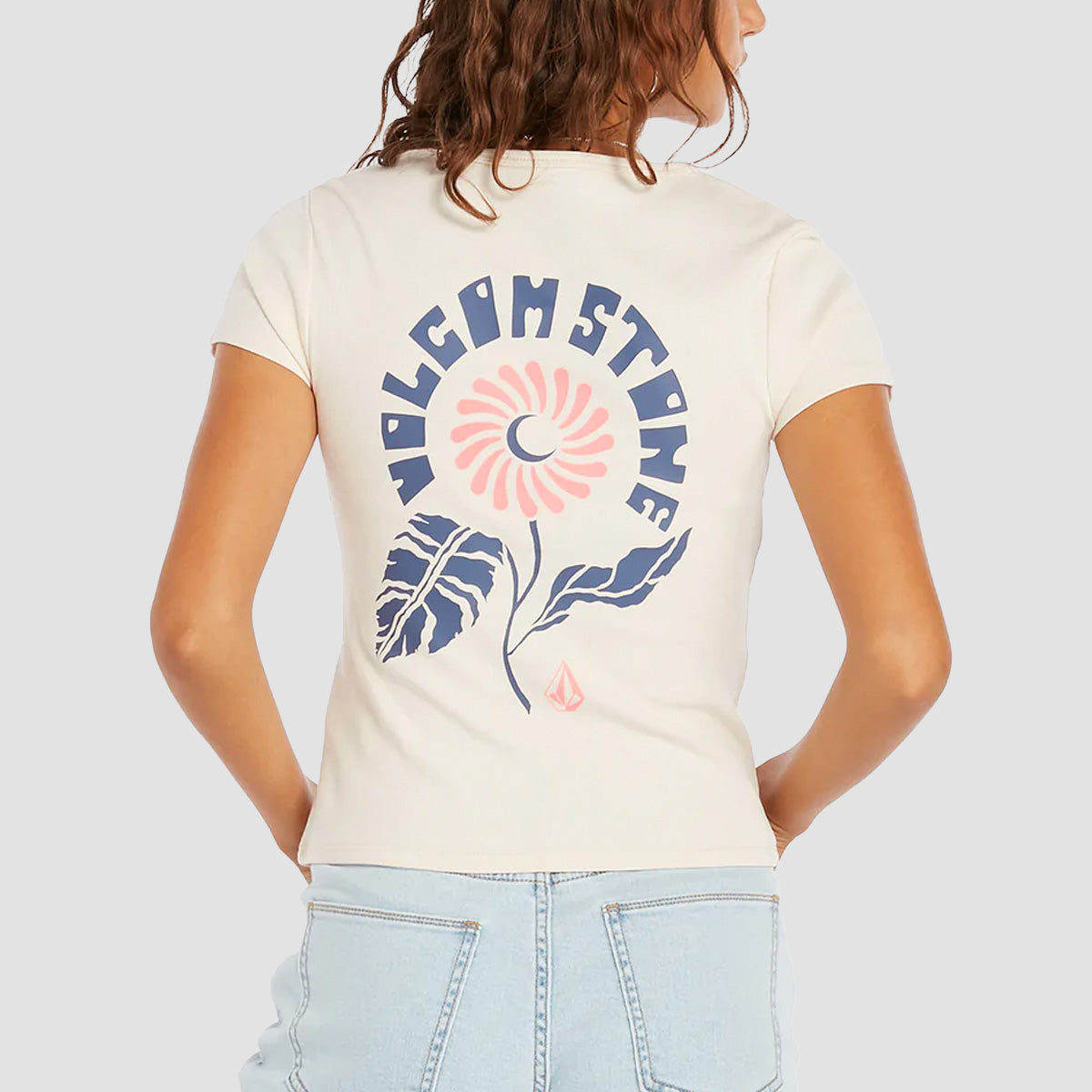 Volcom Have A Clue T-Shirt Sand - Womens