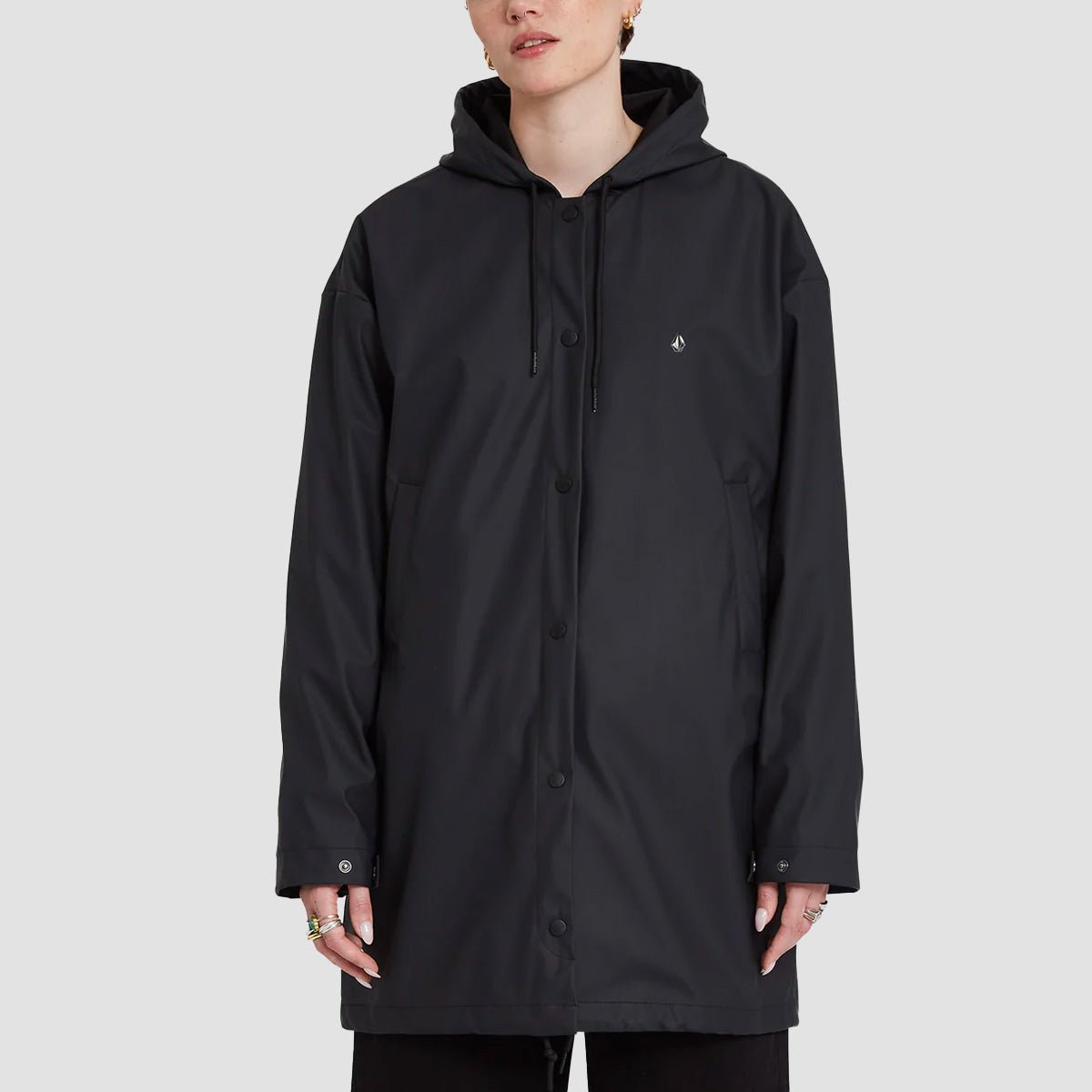 Volcom Max Loeffler FA 5K Rain Coat Black - Womens