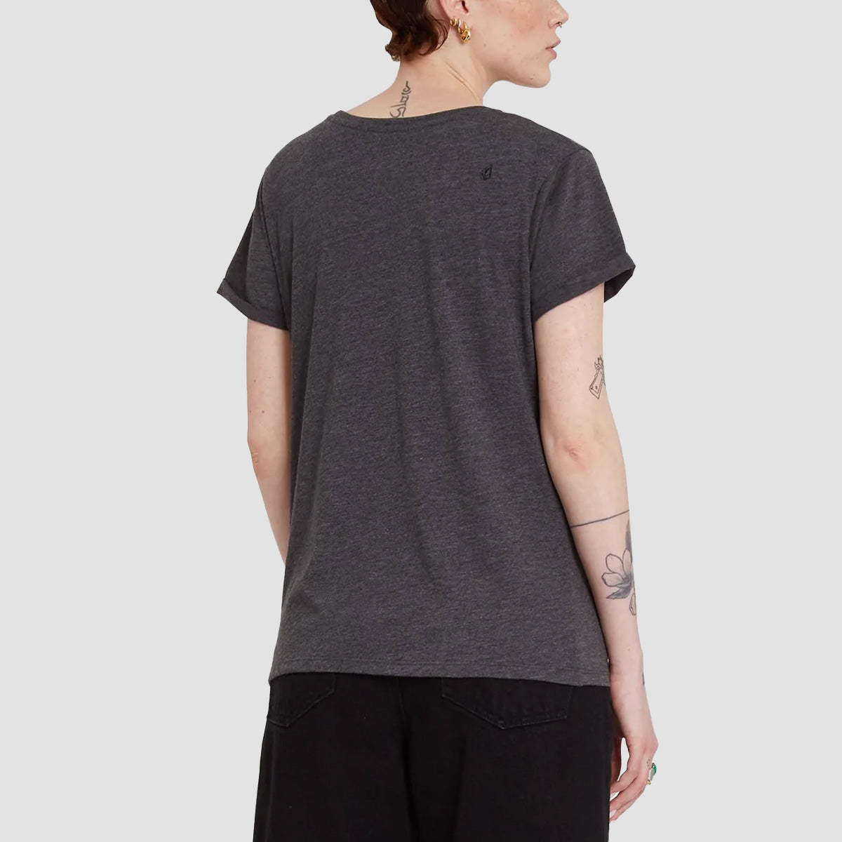 Volcom Radical Daze T-Shirt Charcoal - Womens
