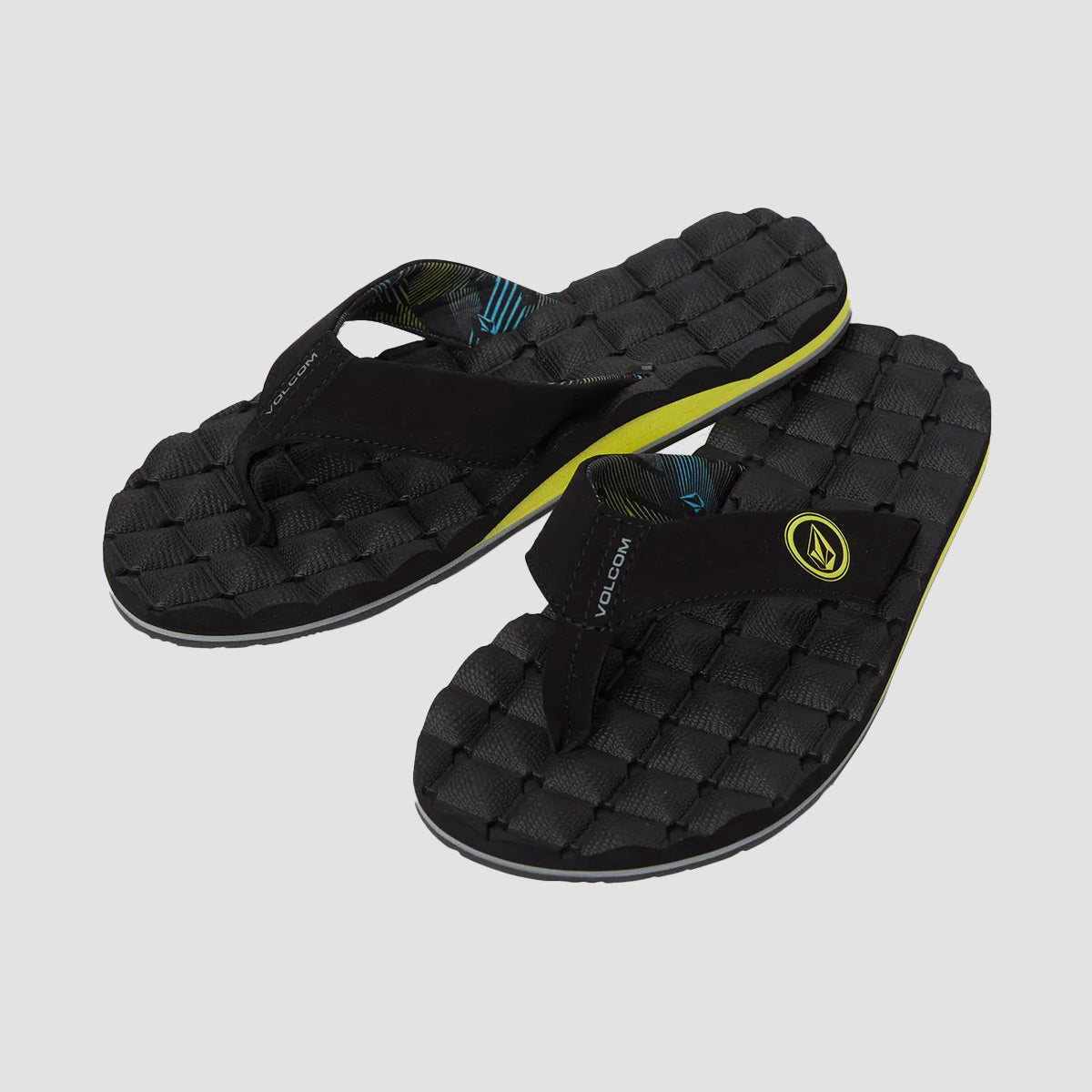 Volcom Recliner Sandals Lime