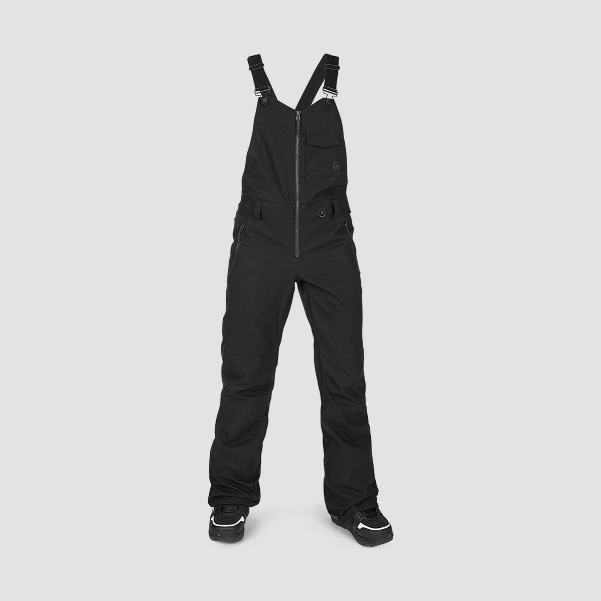 Volcom Swift Snow Bib Overalls Black - Womens